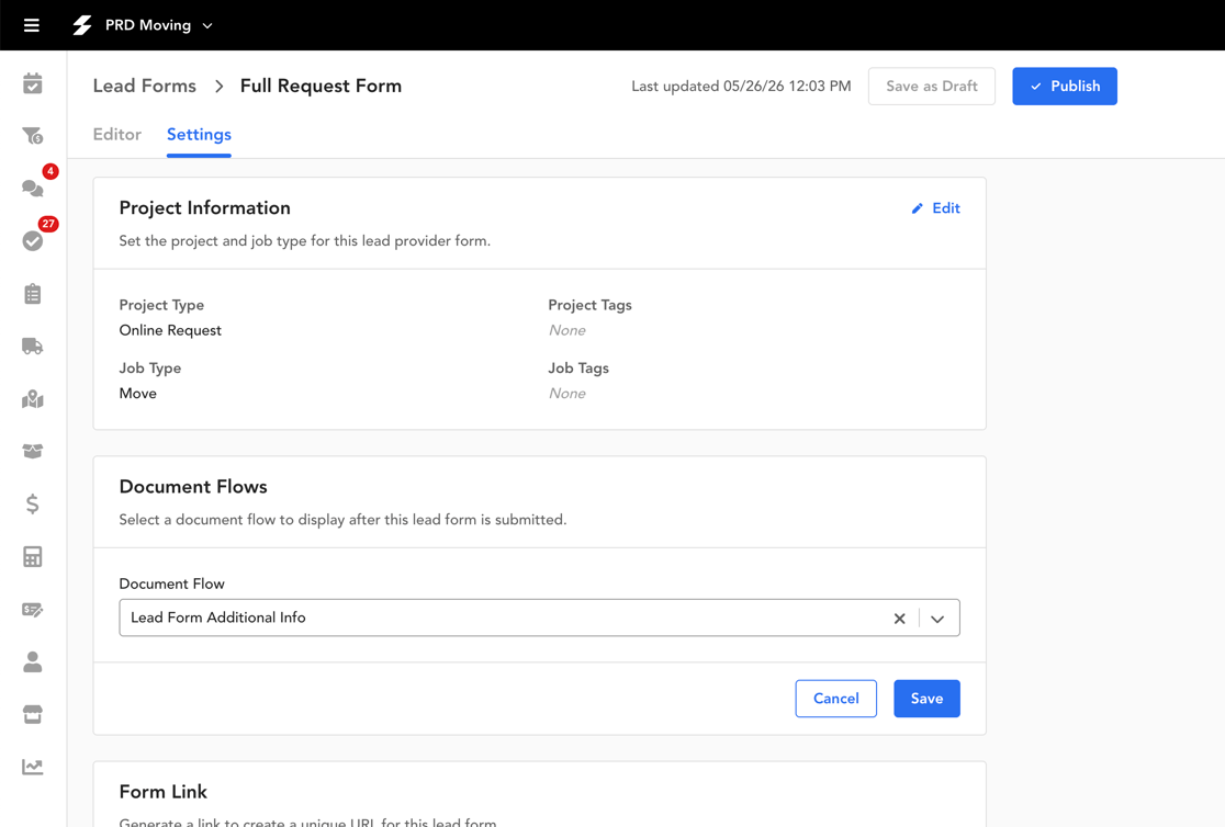 Multi-Step Lead Forms